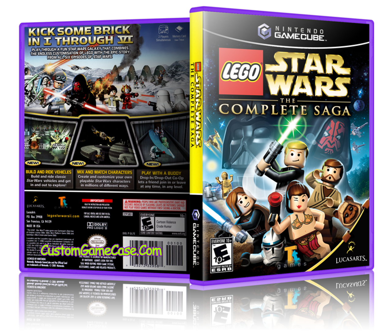 Lego Star Wars The Complete Saga Nintendo Gamecube Gc Empty