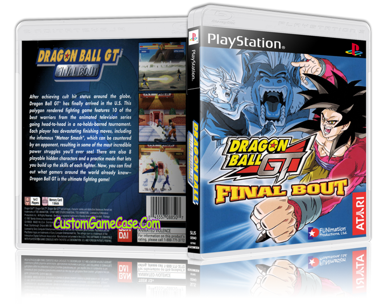 Dragon Ball Z Gt Final Bout Sony Playstation 1 Psx Ps1 Empty Custom Case Custom Game Case