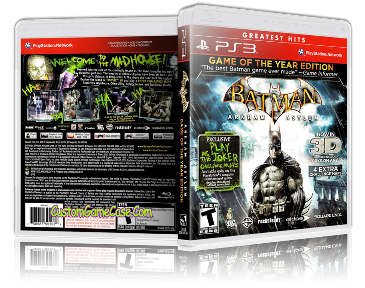 batman arkham asylum ps3 exclusive content