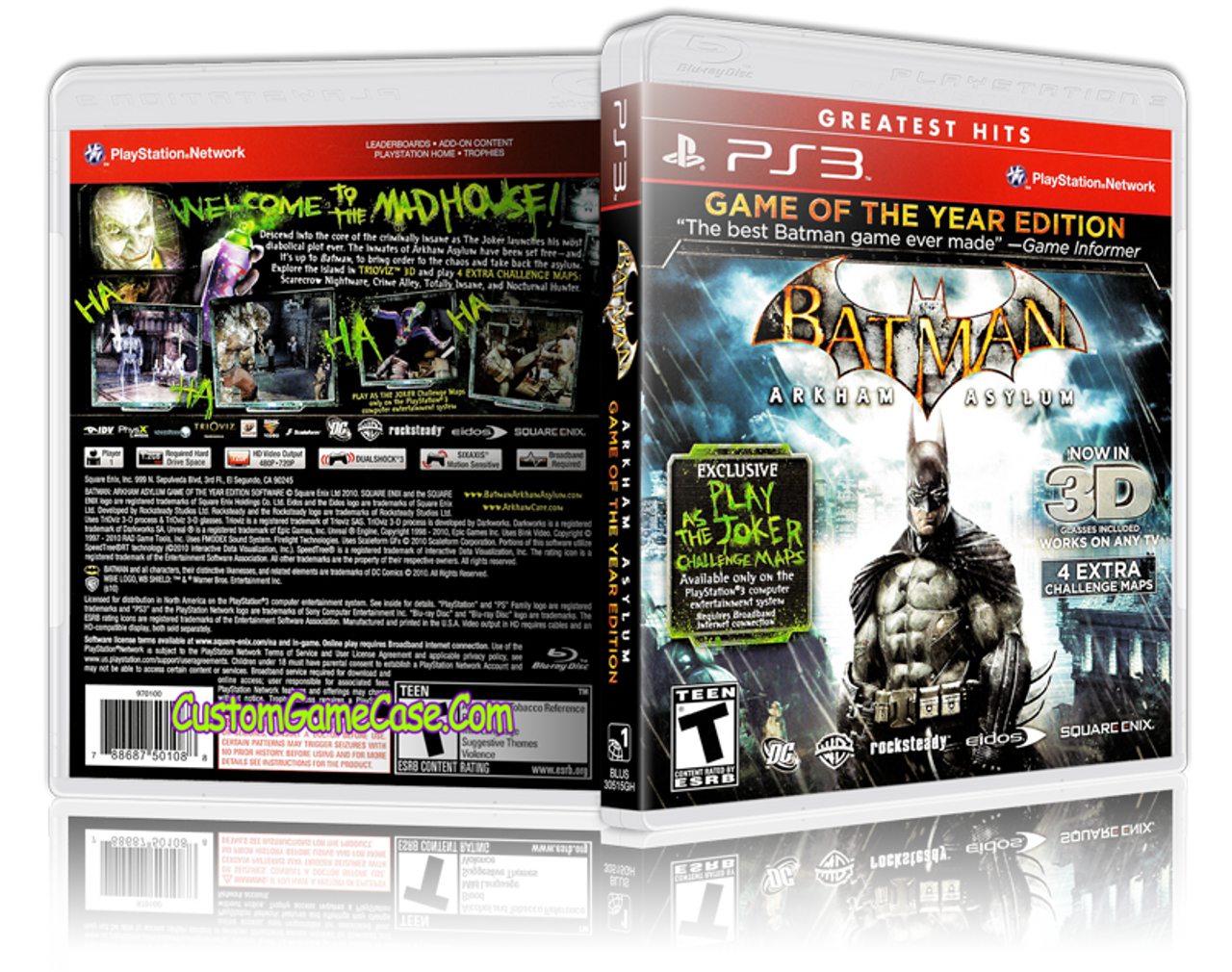 Batman: Arkham Asylum, Software