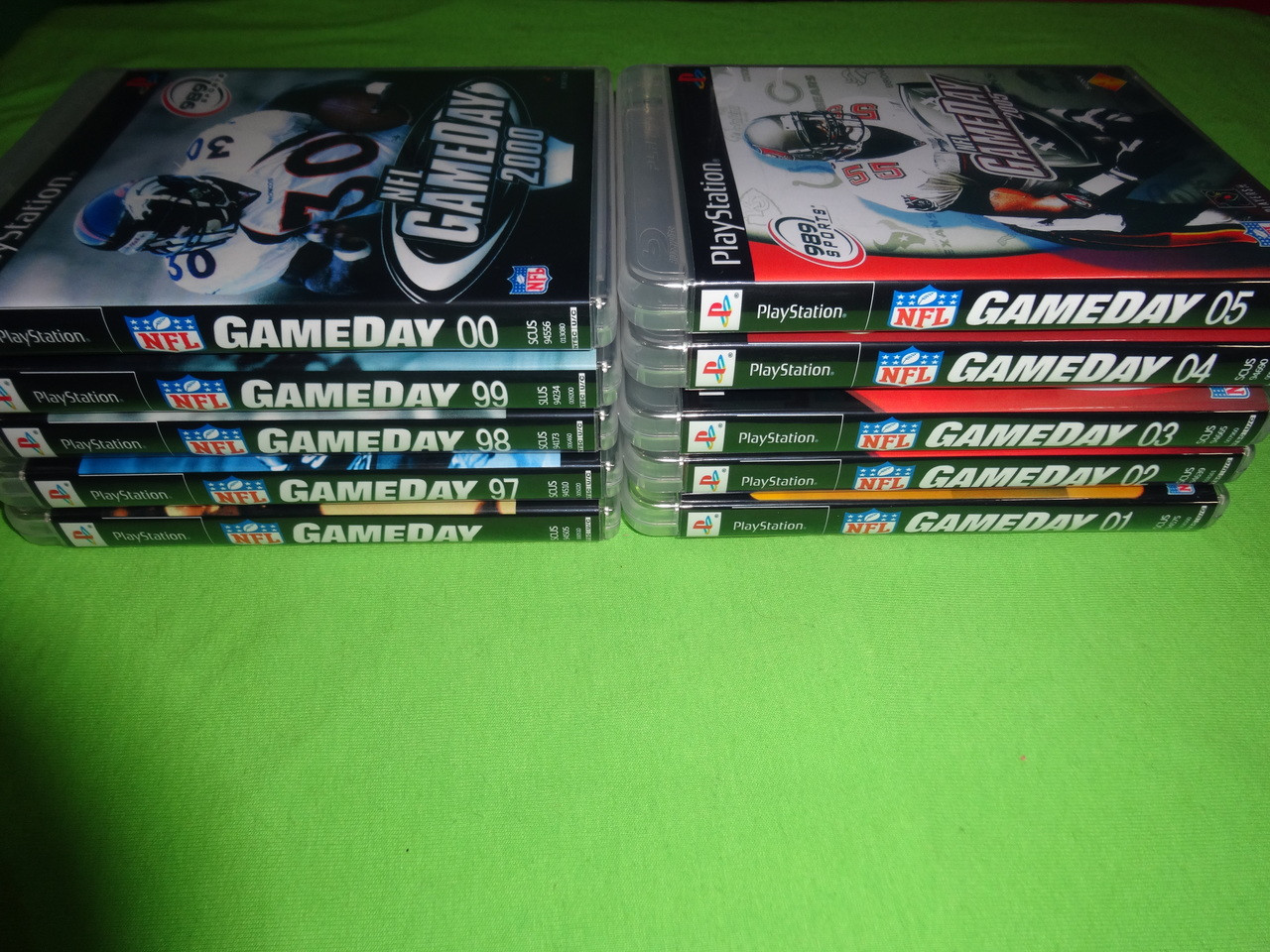 NFL Gameday Collection Sony PlayStation 1 PSX PS1 - Empty Custom Cases -  Custom Game Case