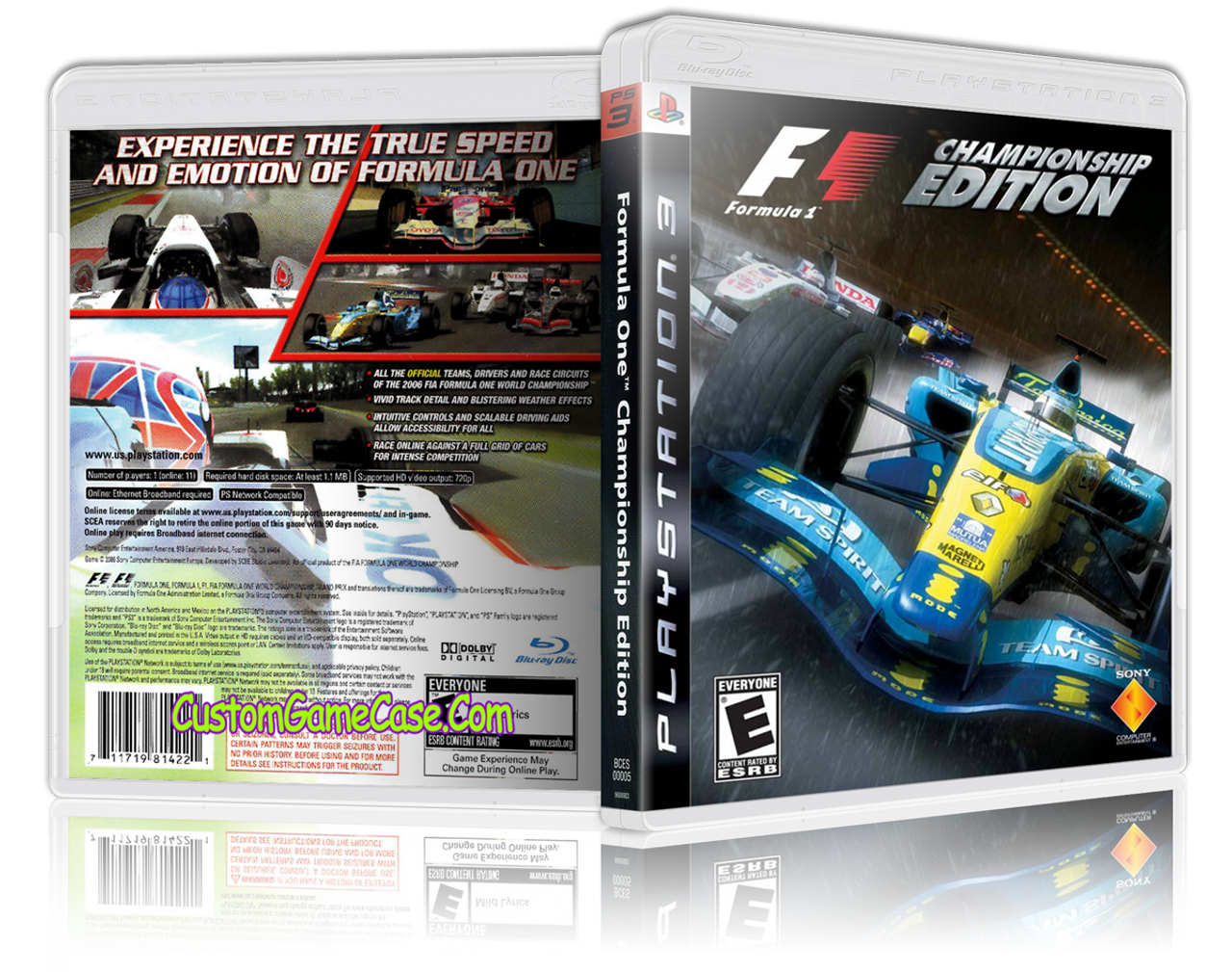 Structureel de wind is sterk Samengesteld F1 Formula 1 Championship Edition - Sony PlayStation 3 PS3 - Empty Custom  Replacement Case - Custom Game Case
