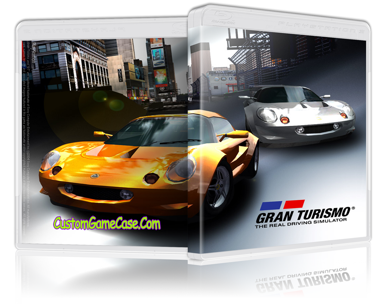 Gran Turismo 4 The Real Driving Simulator - Sony PlayStation 3 PS3 - Empty  Custom Replacement Case - Custom Game Case
