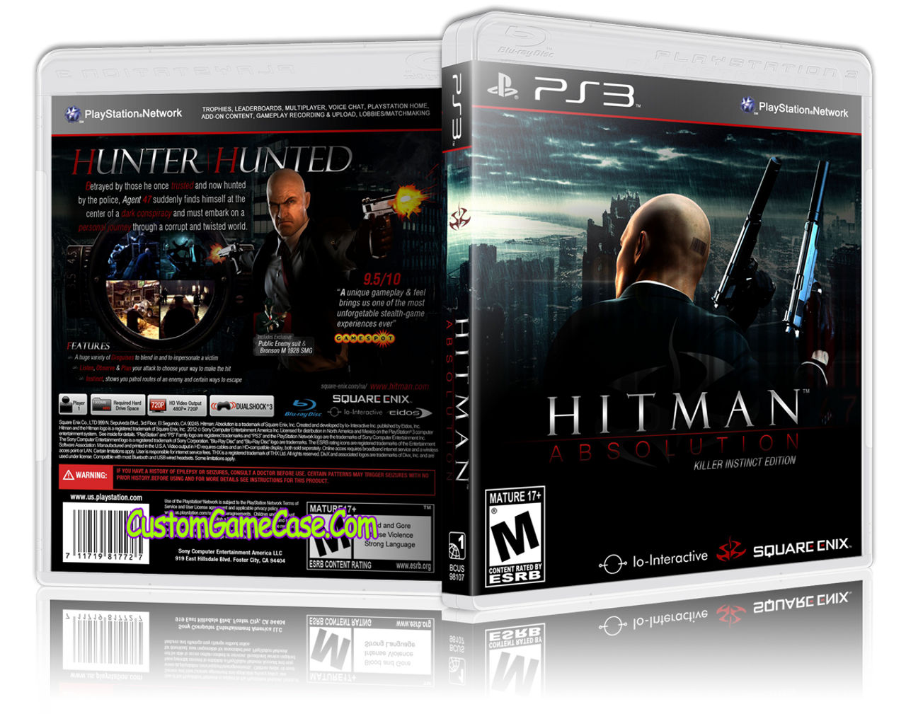 hitman absolution ps3 back cover