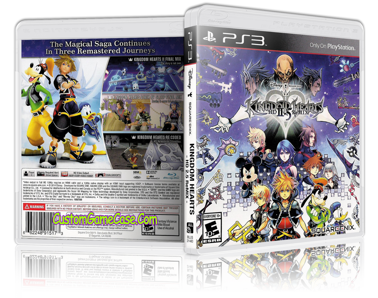 Kingdom Hearts III - Replacement PS4 Cover and Case. NO GAME!!