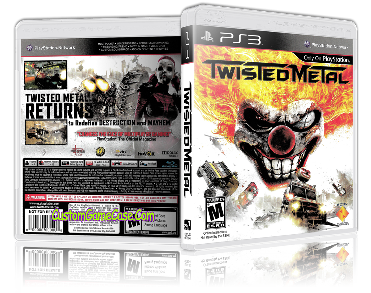 TWISTED METAL + TWISTED METAL BLACK DLC FREE SONY PS3 NEW SEALED