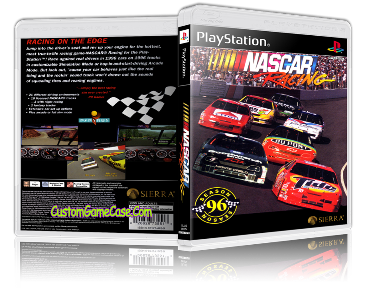 playstation 1 nascar rumble cover