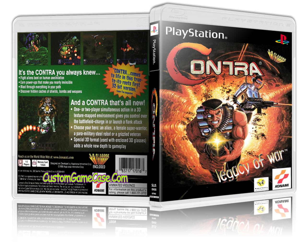 Contra: Legacy of War (Sony PlayStation 1, 1996) for sale online