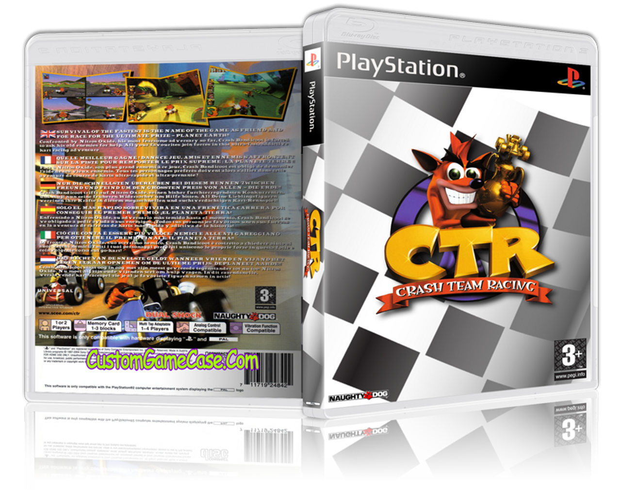 I finished my custom Crash Bandicoot Covers for Ps4/Ps5 Cases! :  r/customcovers