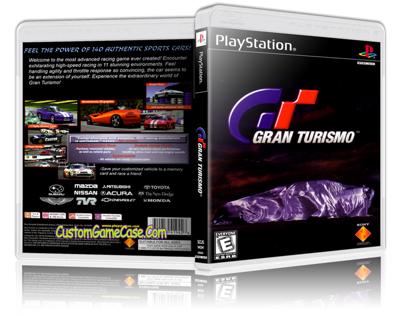 Gran Turismo 7 PS5 Custom PS1 Inspired Case 