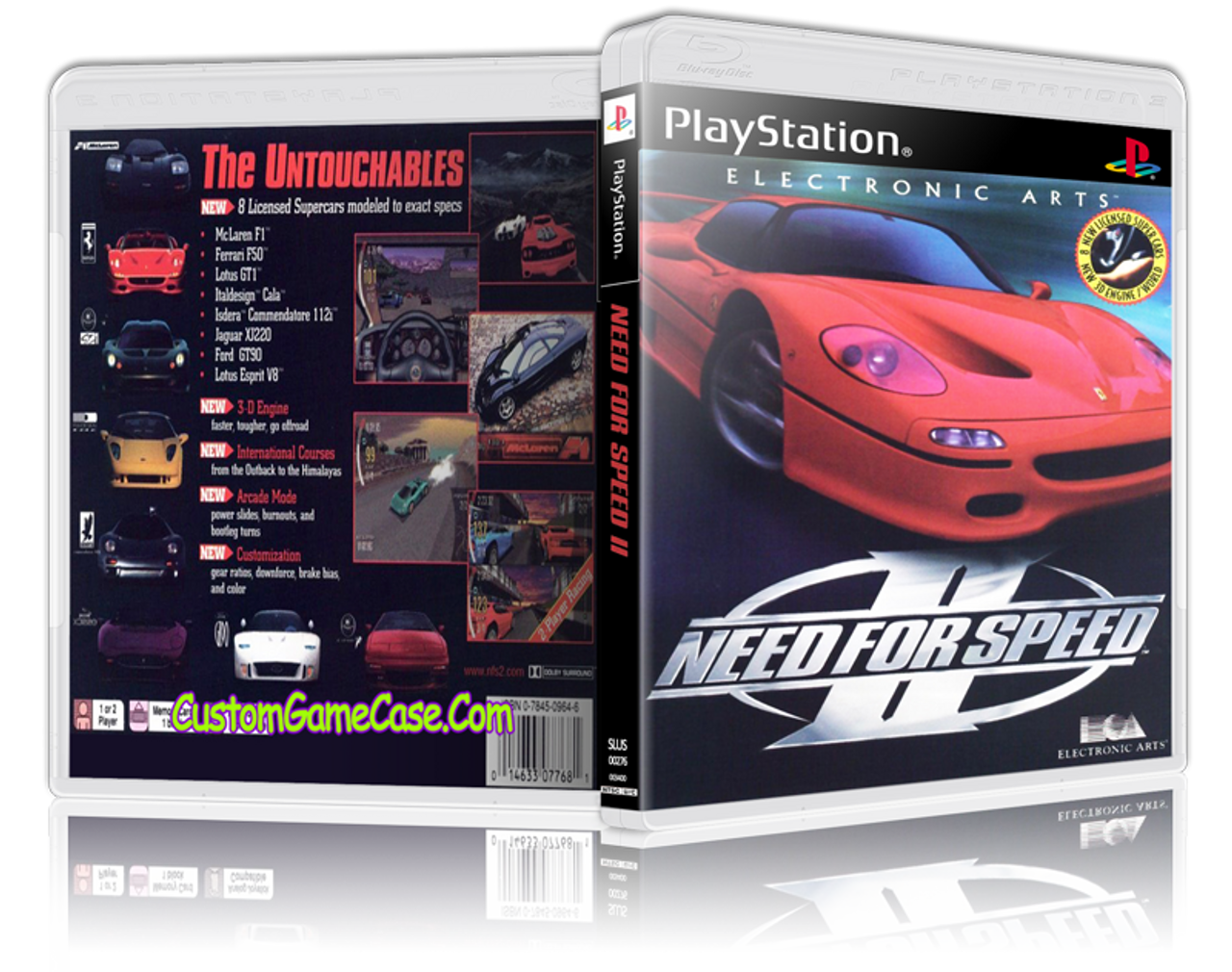 The Need For Speed - Sony PlayStation 1 PSX PS1 - Empty Custom Case -  Custom Game Case