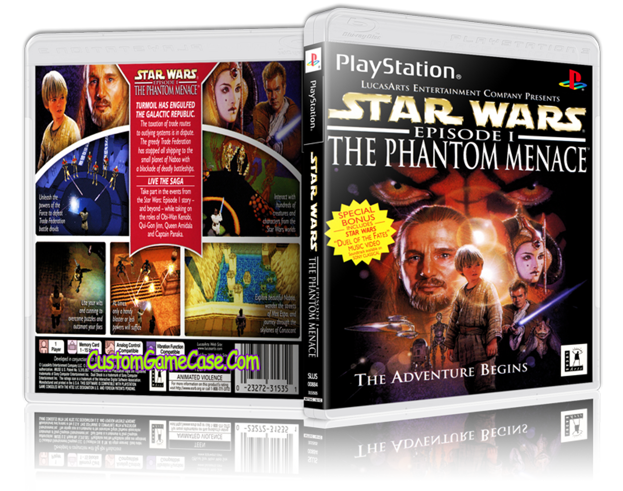 🕹️ Play Retro Games Online: Star Wars: Episode I - The Phantom Menace (PS1)