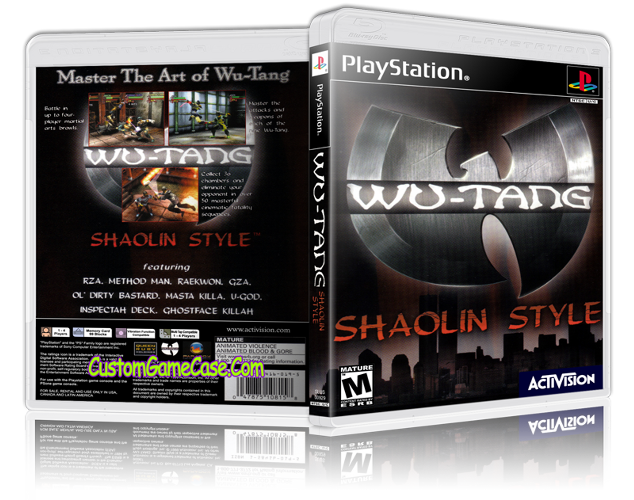 Wu-Tang: Shaolin Style PSX Back cover