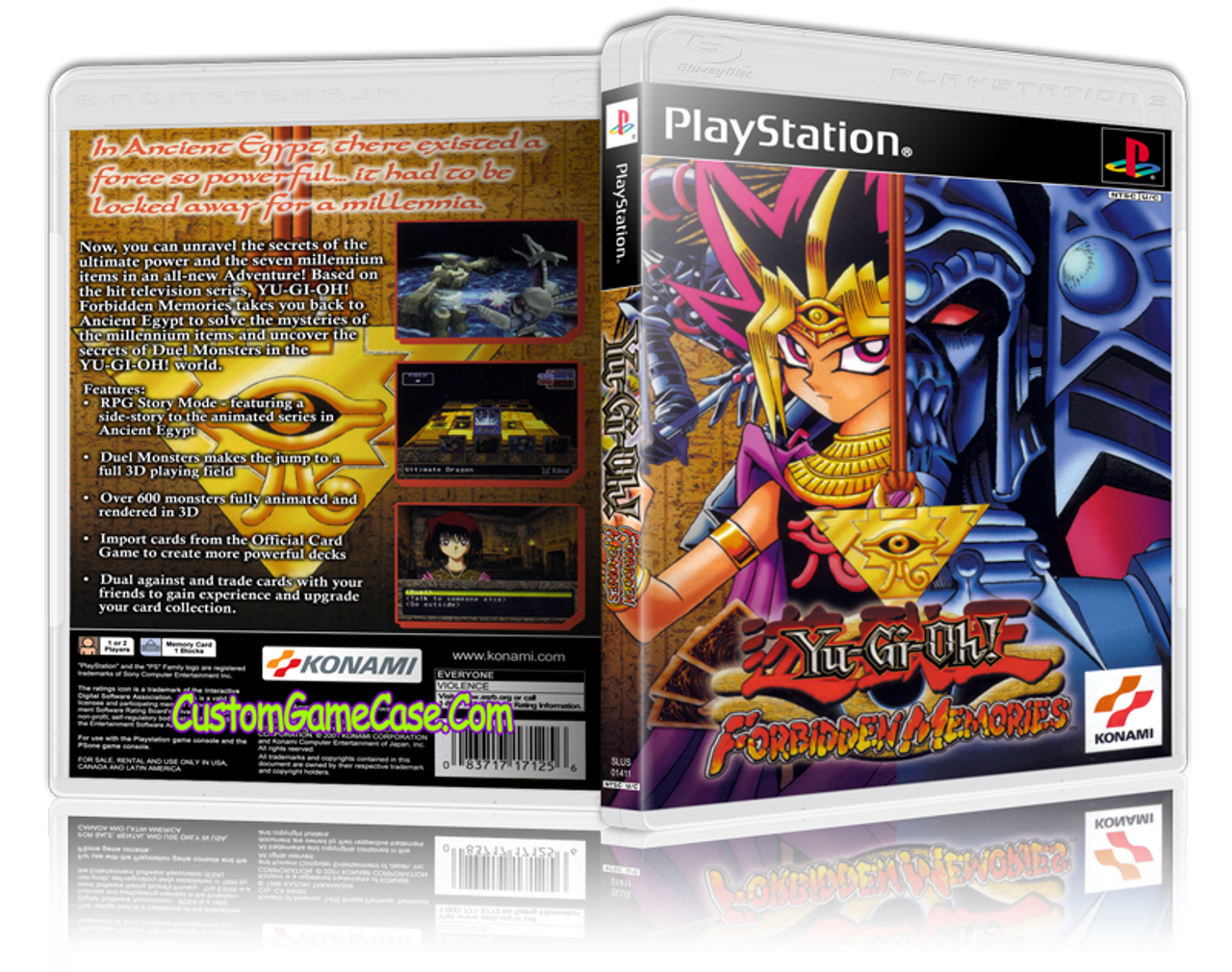 Yu-Gi-Oh! Forbidden Memories Sony PlayStation (PSX) ROM / ISO