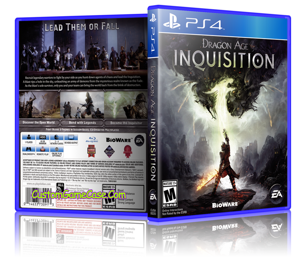 radar landdistrikterne salut Dragon Age Inquisition - Sony PlayStation 4 PS4 - Empty Custom Replacement  Case - Custom Game Case