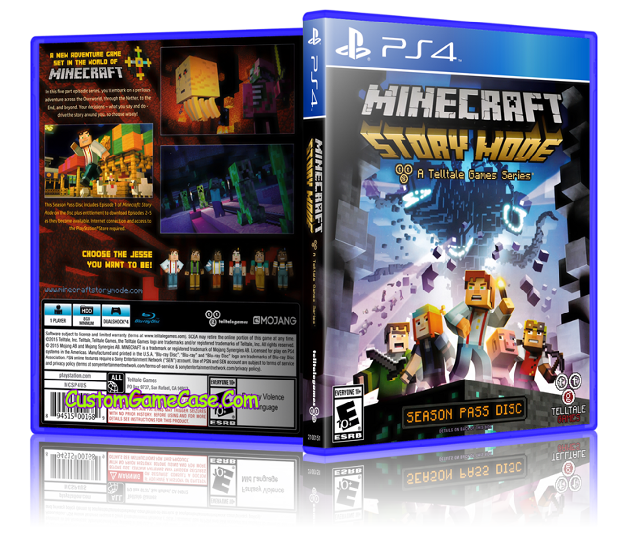 Minecraft Story Mode Season 1 Playstation 4 PS4 EXCELLENT