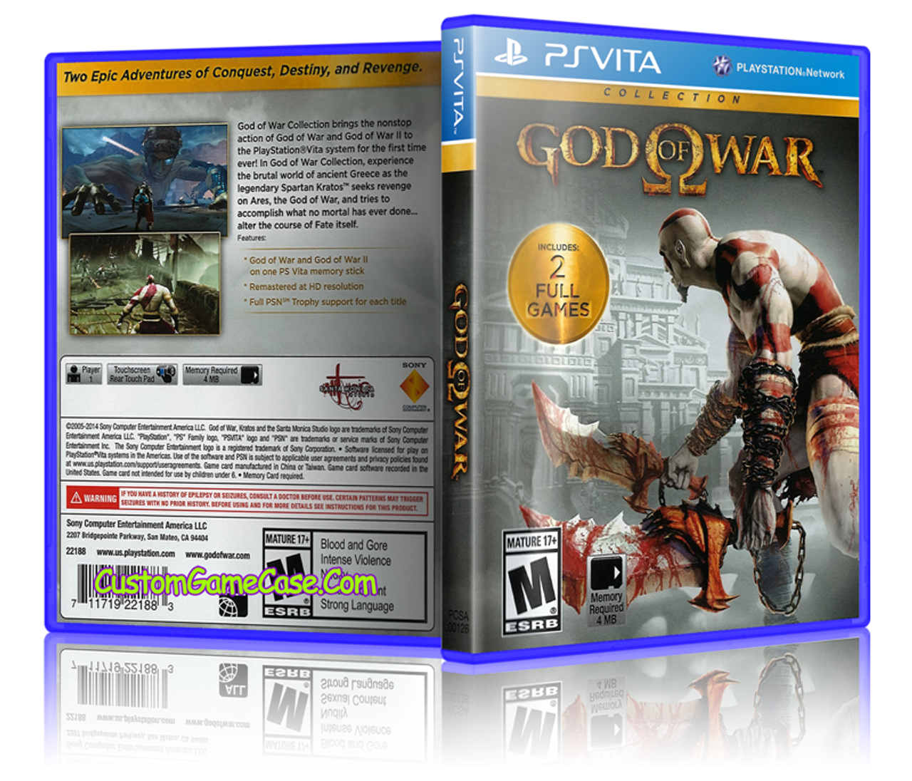 god of war collection ps vita