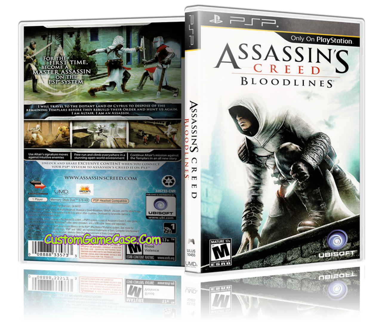 psp assassins creed bloodlines cover art