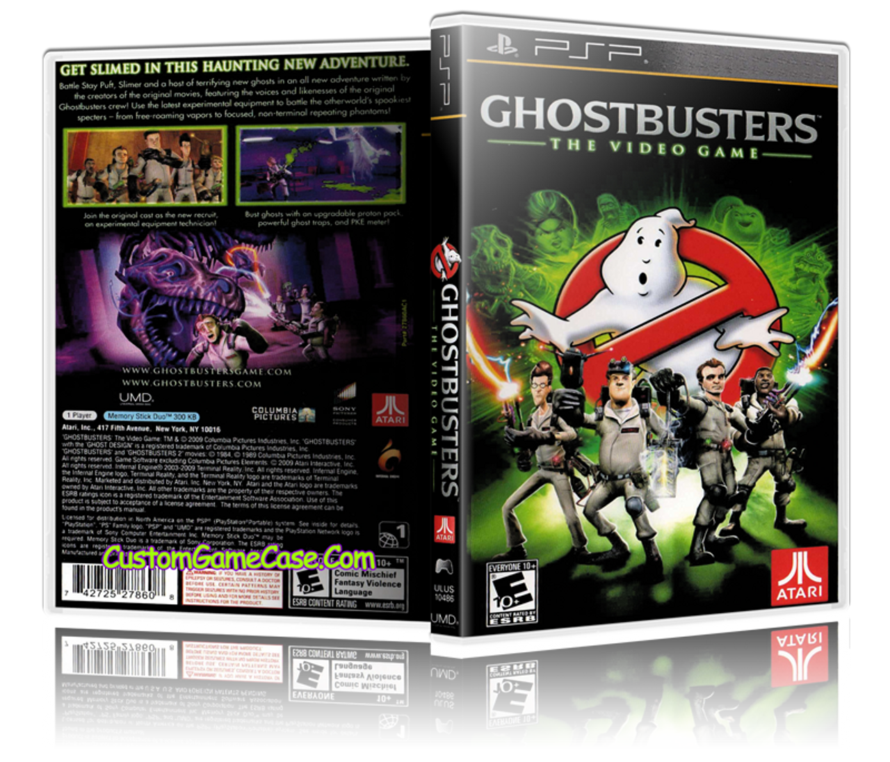 GhostBusters The Video Game Sony PlayStation Portable PSP Empty