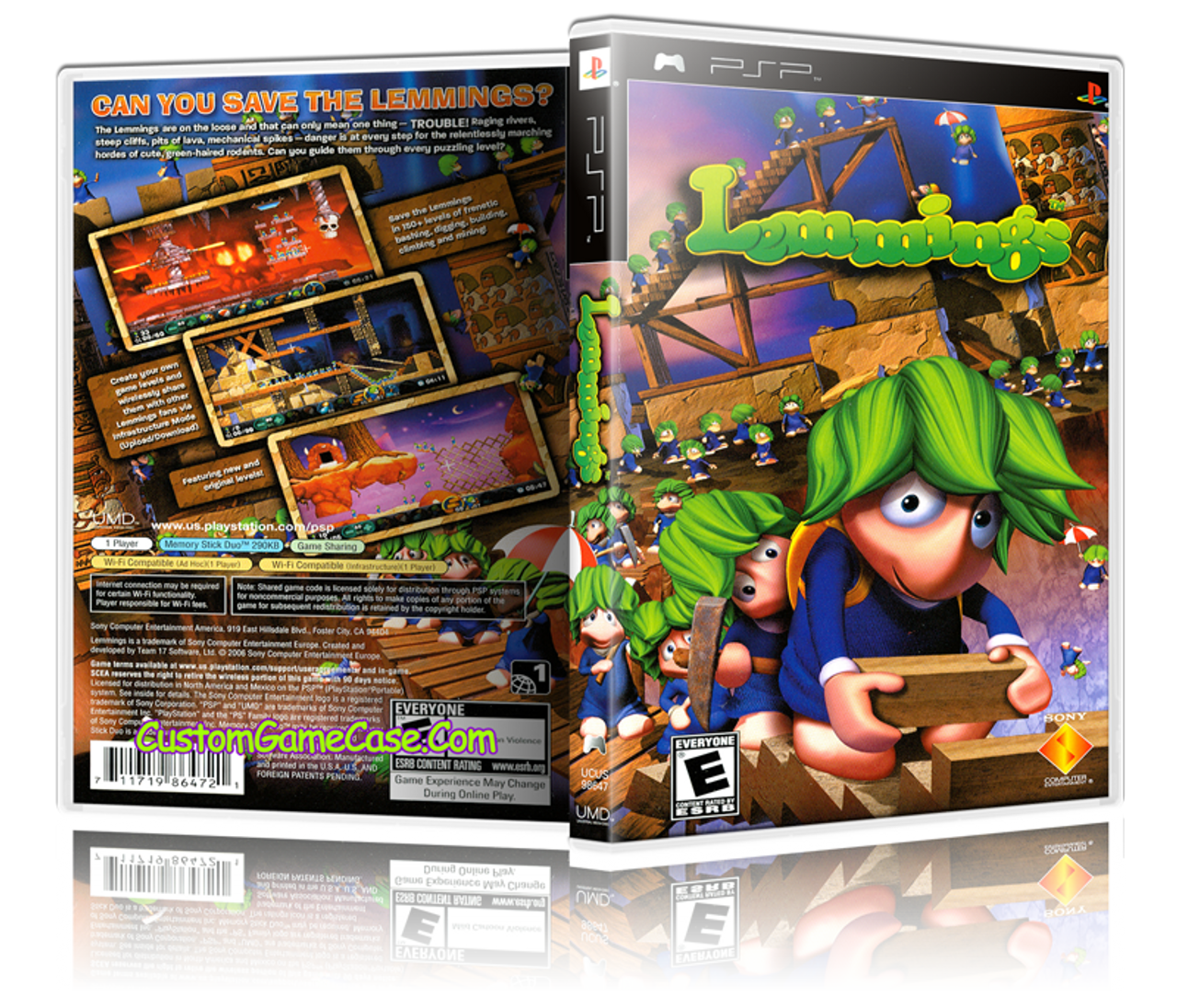 Lemmings Box Shot for PSP - GameFAQs
