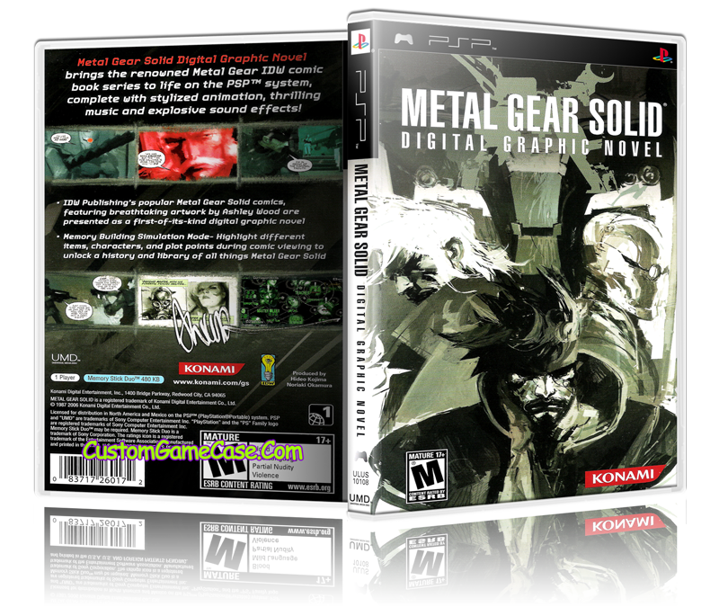 Metal Gear Solid Digital Graphic Novel Sony PlayStation Portable PSP