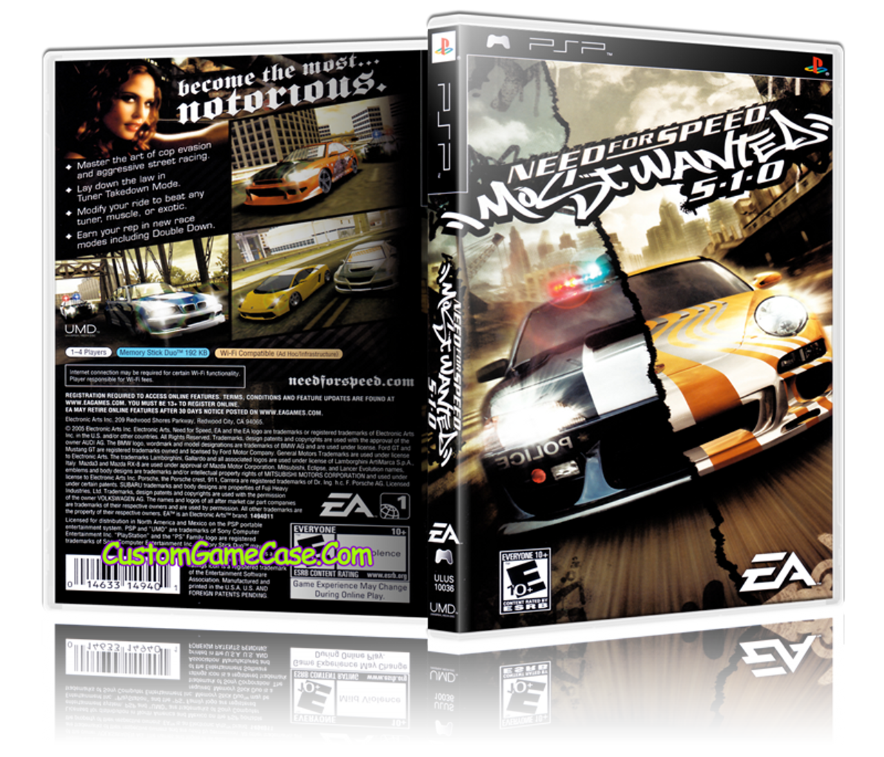 Need for Speed: Most Wanted 5-1-0 - PSP