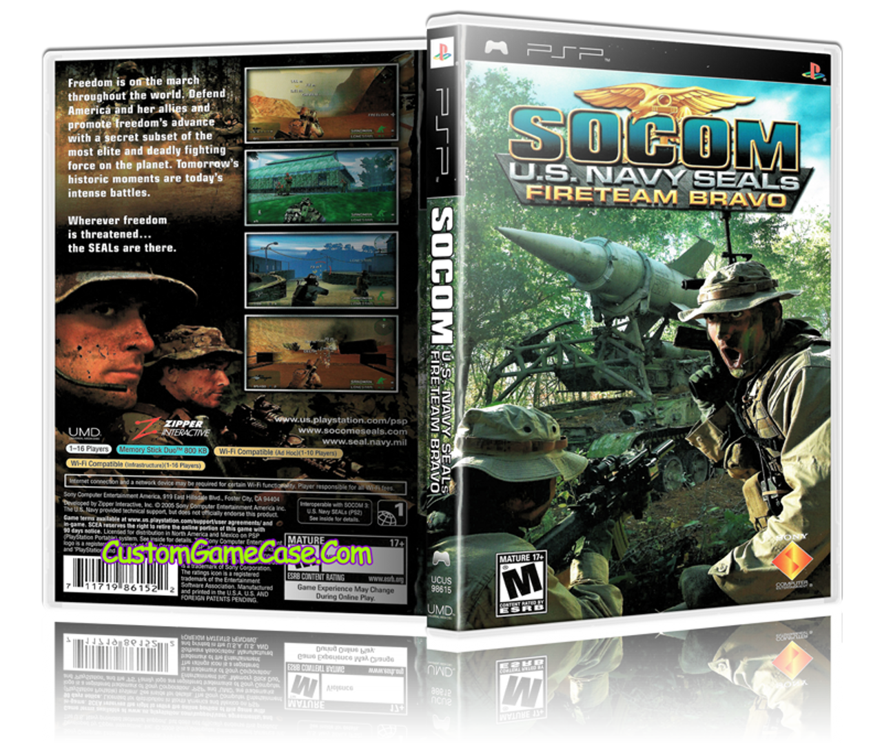 SOCOM US Navy Seals Fireteam Bravo 2 (PSP) - The Cover Project