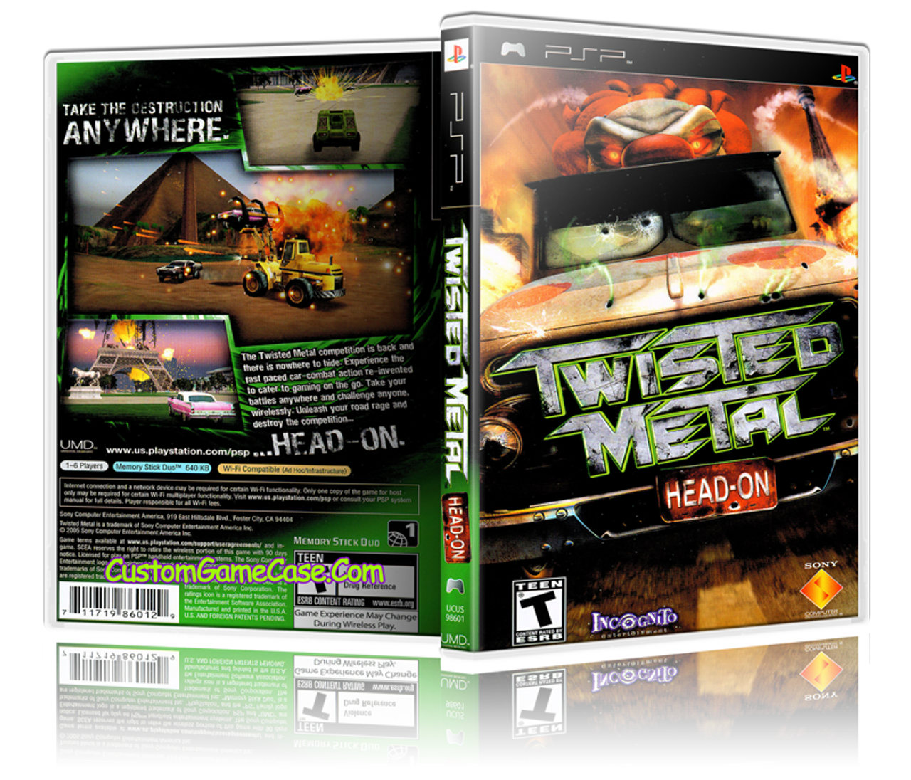 Twisted Metal - Sony PlayStation 3 PS3 - Empty Custom Replacement