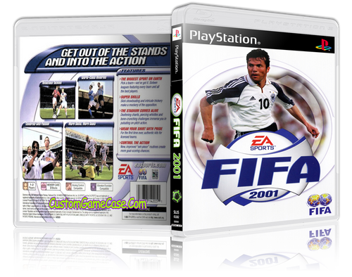 FIFA 2001 Soccer - Sony PlayStation 1 PSX PS1 - Empty Custom Case