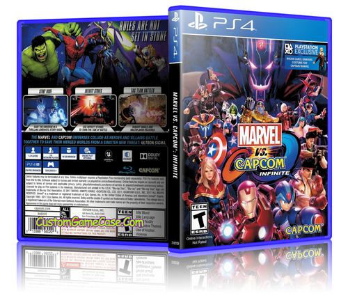 Marvel Vs Capcom Infinite Custom Replacement Case