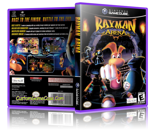 Rayman Arena Front Cover GameCube Box Case