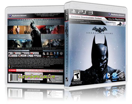 Batman Arkham Orgins - Sony PlayStation 3 PS3 - Empty Custom Replacement Case