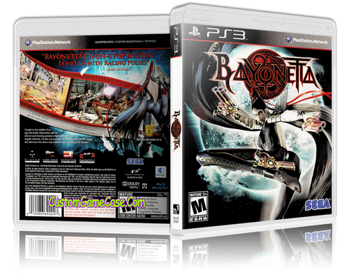Bayonetta (V2) - Sony PlayStation 3 PS3 - Empty Custom Replacement Case