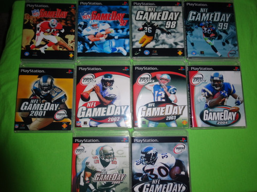NFL Gameday Collection Sony PlayStation 1 PSX PS1 - Empty Custom Cases