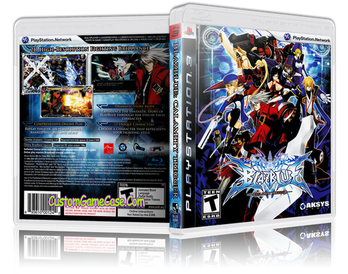 Blazblue Calmity Trigger - Sony PlayStation 3 PS3 - Empty Custom Replacement Case