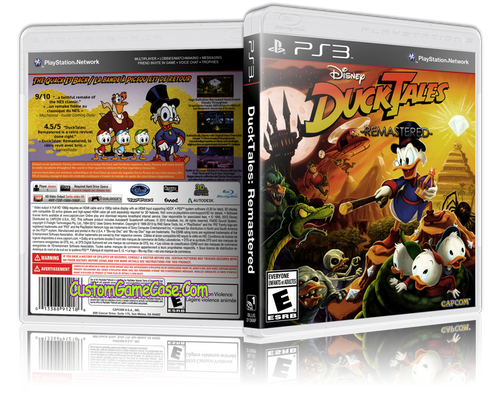 Disney Ducktales Remastered - Sony PlayStation 3 PS3 - Empty Custom Replacement Case