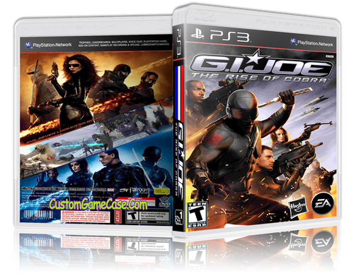 G.I. Joe The Rise of Cobra - Sony PlayStation 3 PS3 - Empty Custom Replacement Case