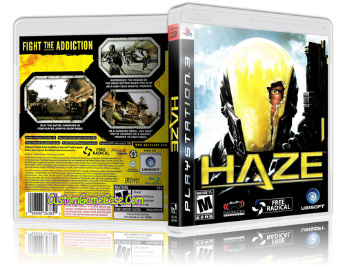 Haze - Sony PlayStation 3 PS3 - Empty Custom Replacement Case