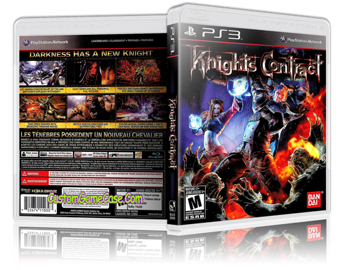 Knights Contract - Sony PlayStation 3 PS3 - Empty Custom Replacement Case