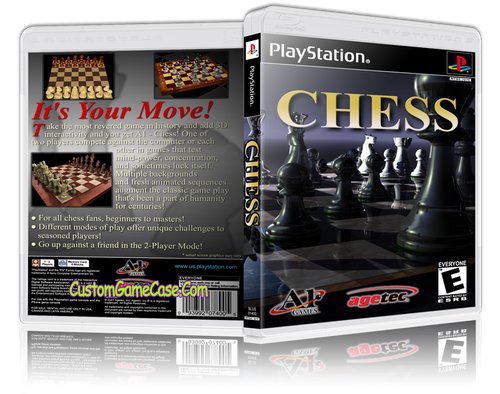 Chess - Sony PlayStation 1 PSX PS1 - Empty Custom Case