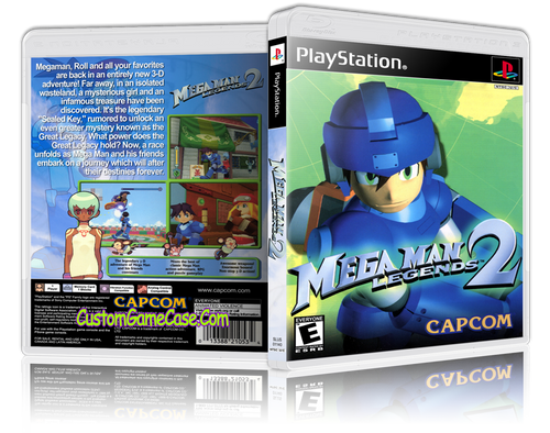 Megaman Legends 2 - Sony PlayStation 1 PSX PS1 - Empty Custom Case