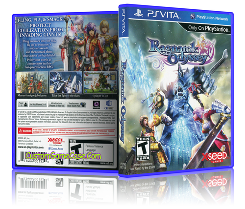 Ragnarok Odyssey - Sony PlayStation PS Vita - Empty Custom Replacement Case