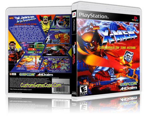 X-Men Children of Atom - Sony PlayStation 1 PSX PS1 - Empty Custom Case