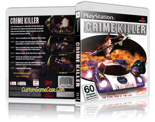 Crime Killer - Sony PlayStation 1 PSX PS1 - Empty Custom Case