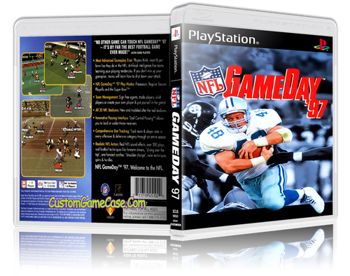 NFL GameDay 97 - Sony PlayStation 1 PSX PS1 - Empty Custom Case