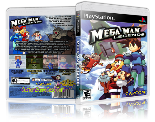 Megaman Legends (2) - Sony PlayStation 1 PSX PS1 - Empty Custom Case