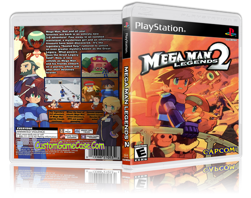 Megaman Legends 2 (2) - Sony PlayStation 1 PSX PS1 - Empty Custom Case