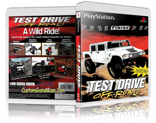 Test Drive Off-Road - Sony PlayStation 1 PSX PS1 - Empty Custom Case