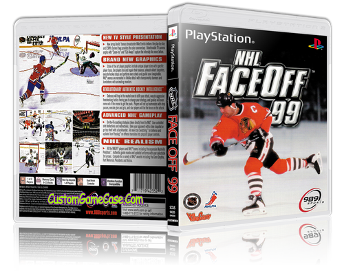 FaceOff 99 - Sony PlayStation 1 PSX PS1 - Empty Custom Case