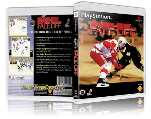FaceOff - Sony PlayStation 1 PSX PS1 - Empty Custom Case